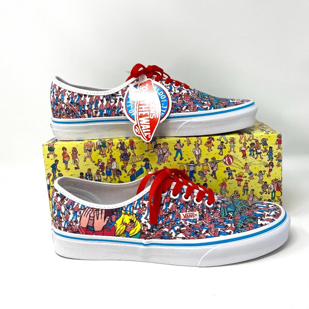 💖MEGA SALE💖VANS Authentic Where_s WALDO Multi Canvas Women's VN0A348A3RZ - Picture 2 of 12